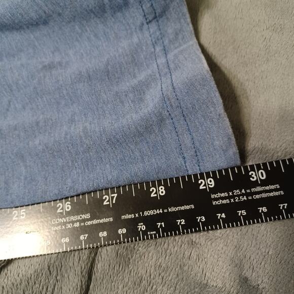 Perry Ellis Sweatpants Mens Large Blue Comfort Stretch Drawstring Pajama Bottom - Picture 6 of 14